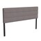 Merrick Lane Coppola Headboard with Tufted Upholstery and Powder Coated Metal Frame